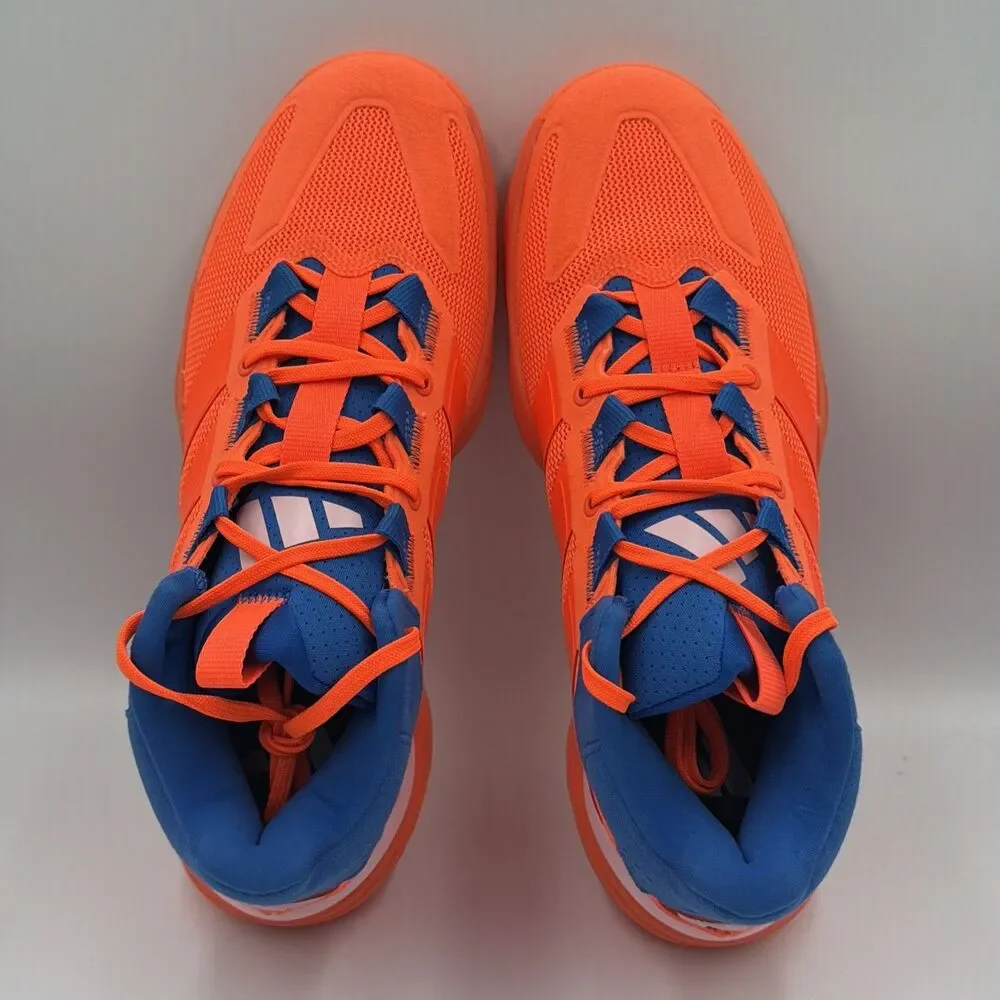 adidas Court Stabil Indoor  Mens Orange Sneakers Athletic Shoes JH5164 Size 9